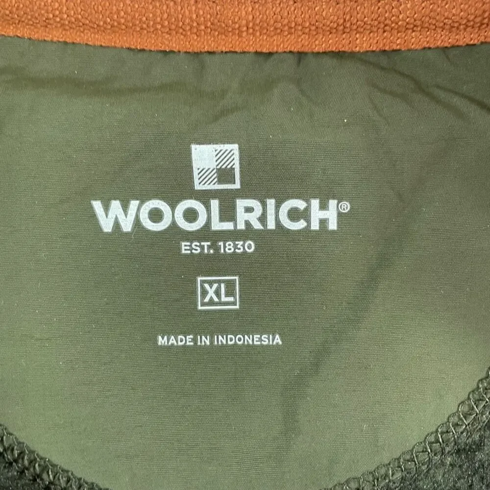 Woolrich 1/4 Snap Pullover Outdoor Hiking Better Sweater Men’s XL Front Pocket